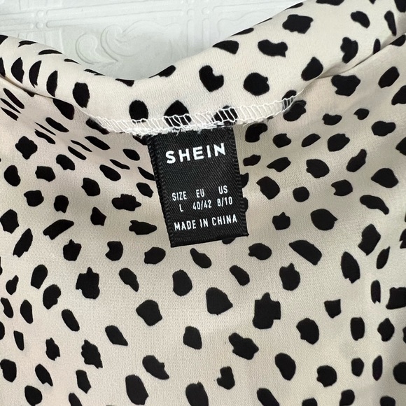 SHEIN | Polka Dotted MIDI Skirt - Picture 4 of 4